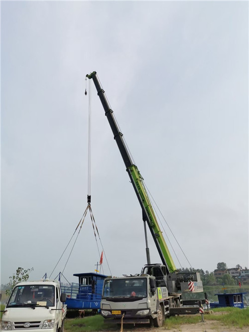 凤冈县桥梁建设吊装案例